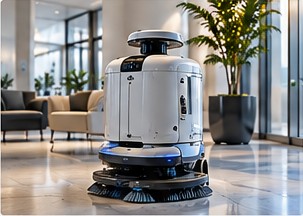 Autonomous facility cleaning robot
